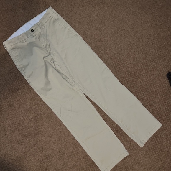 George Men’s Khaki Pants Straight Leg 30 x 32 - Picture 2 of 8